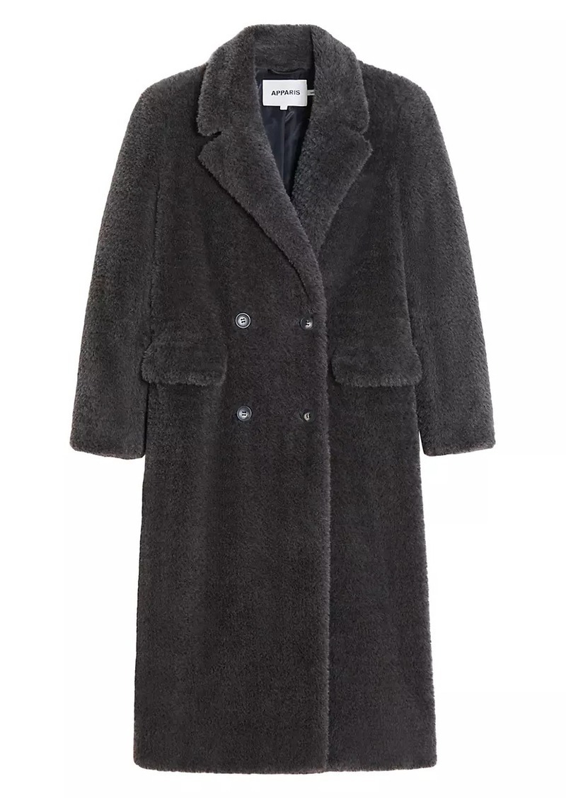 APPARIS Astrid Faux Fur Peacoat