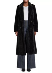 APPARIS Astrid Teddy Double-Breasted Coat