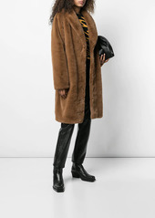 APPARIS Bree belted faux-fur coat