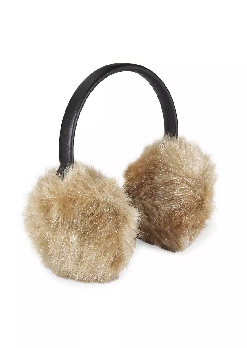 APPARIS Esme Tinsel Faux Fur Earmuffs