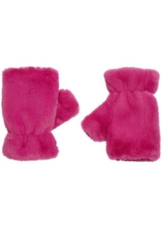 APPARIS faux-fur fingerless gloves