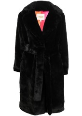 APPARIS faux-fur tied-waist coat