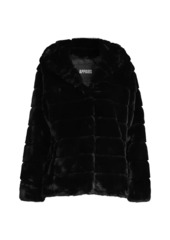 APPARIS Goldie Faux Fur Hooded Short Coat