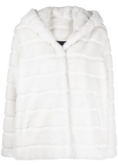 APPARIS hooded faux-fur coat