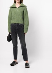 APPARIS Jean spread-collar sweater