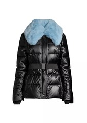 APPARIS Odin Belted Vinyl Puffer