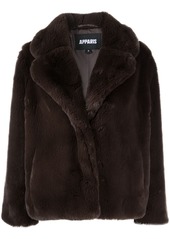 APPARIS oversized faux-fur coat