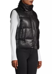 APPARIS Rocky Faux Leather Hooded Vest