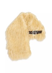 APPARIS Rowen Faux-Fur Buckle Scarf