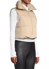 APPARIS Shaun Shell Crop Puffer Vest