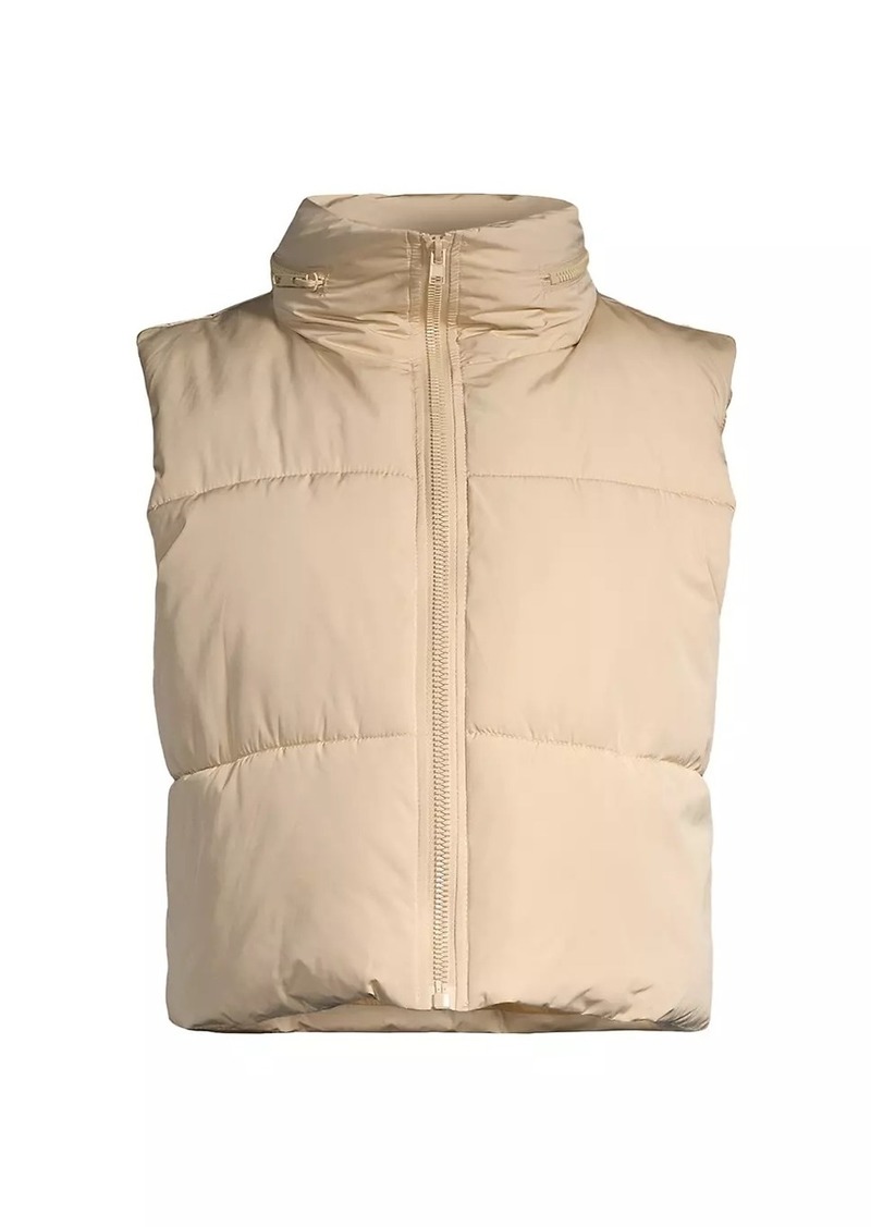 APPARIS Shaun Shell Crop Puffer Vest