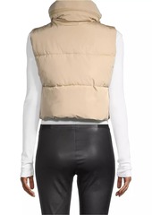 APPARIS Shaun Shell Crop Puffer Vest