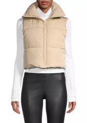 APPARIS Shaun Shell Crop Puffer Vest