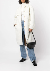 APPARIS Wes single-breasted faux-shearling coat