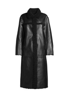 APPARIS Tilly Faux Leather & Shearling Coat