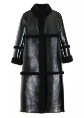 APPARIS Tilly Faux Leather Reversible Coat