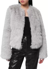 APPARIS Uma Tinsel Crop Coat