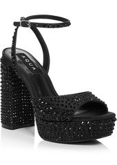 Aqua AQLesly Womens Embellished Man Made Heels