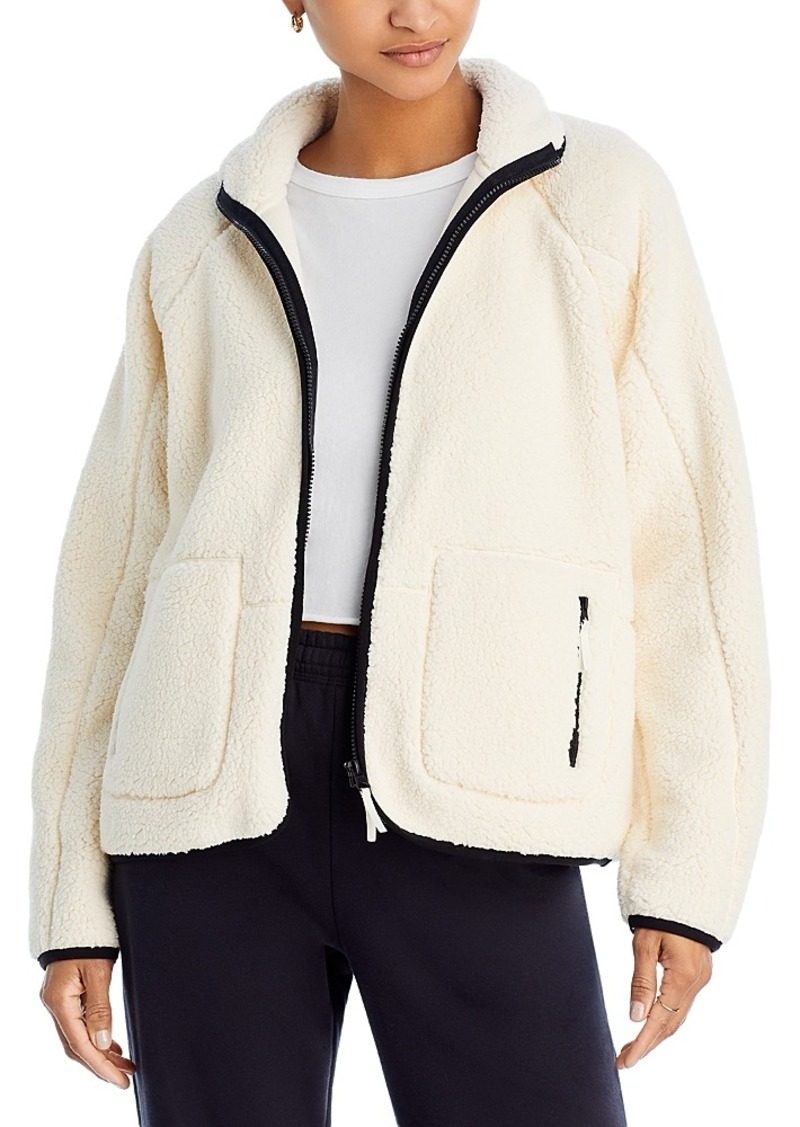 Aqua Athletic Cropped Fleece Jacket - 100% Exclusive