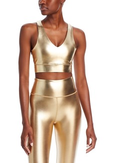 Aqua Athletic x Venus Williams Metallic V Neck Bra - Exclusive