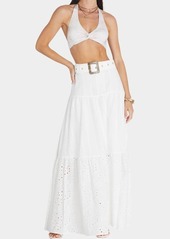 Aqua Blu Australia Carolina Embroidered Maxi Skirt