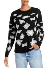 AQUA Cashmere Animal Print Cashmere Sweater - 100% Exclusive