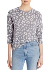 AQUA Cashmere Leopard Print Sweater - 100% Exclusive