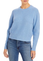 AQUA Cashmere Ribbed Cashmere Sweater - 100% Exclusive