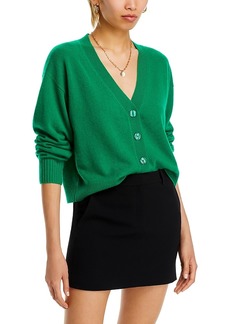 Aqua Cashmere V Neck Cardigan - Exclusive