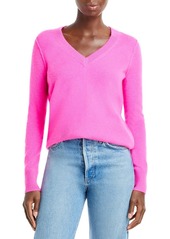 AQUA Cashmere V-Neck Cashmere Sweater - 100% Exclusive 