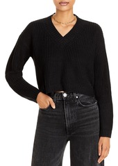 AQUA Chunky Knit Cropped Sweater - 100% Exclusive