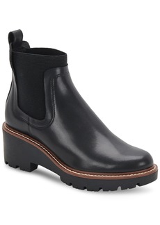 Aqua College Demi Pull-On Waterproof Chelsea Booties, Created for Macy's - Black Eco Le