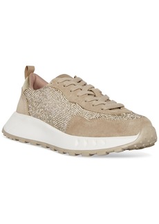 Aqua College Women's Luster Lace-Up Low-Top Sneakers - Sand Multi