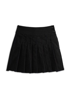 Aqua Cotton Blend Pleated Tennis Skirt, Big Kid - 100% Exclusive