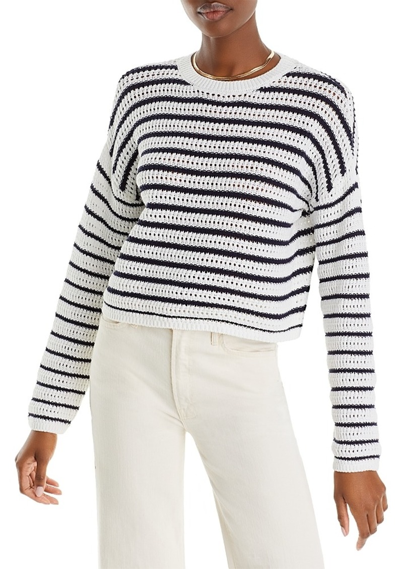Aqua Cotton Crewneck Sweater - 100% Exclusive