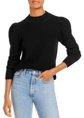 AQUA Cotton Puff Sleeve Mock Neck Sweater - 100% Exclusive 