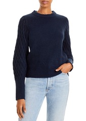 AQUA Crewneck Puffed Sleeve Sweater - 100% Exclusive
