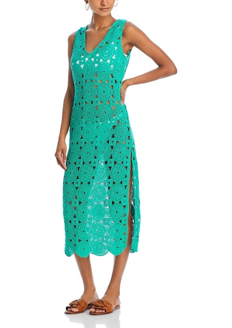 Aqua Crochet Swim Cover Up Dress - 100% Exclusive