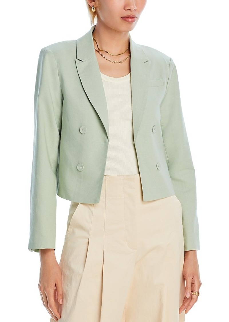 Aqua Cropped Blazer - Exclusive