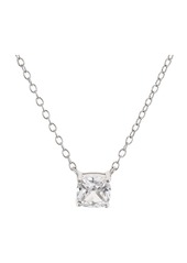 AQUA Cushion Cut Cubic Zirconia Pendant Necklace in Platinum-Plated Sterling Silver, 14" - 100% Exclusive