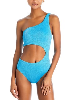Aqua Swim Cutout One Shoulder One Piece Swimsuit - 100% Exclusive