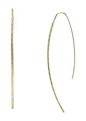 AQUA Desi Hammered Threader Earrings - 100% Exclusive