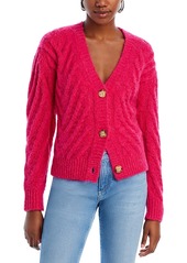 Aqua Novelty Stitch Long Sleeve Sweater - 100% Exclusive