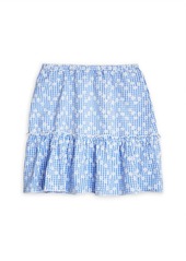 AQUA Girls' Daisy Printed Flounce Skirt, Big Kid - 100% Exclusive
