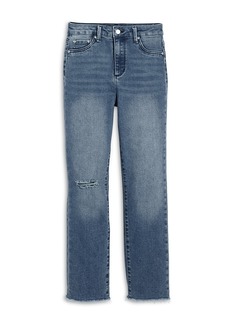 Aqua Girls' Straight Cropped Jeans, Big Kid - 100% Exclusive