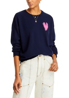 Aqua x Kerri Rosenthal Heart Patch Sweatshirt - 100% Exclusive