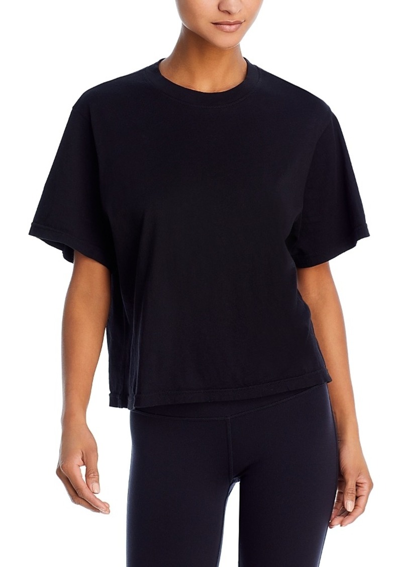 Aqua Hester Cropped Oversized Tee - 100% Exclusive