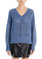 Aqua Honeycomb Knit Sweater - 100% Exclusive