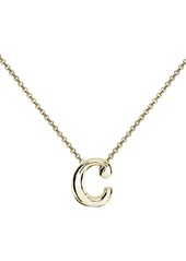 AQUA Initial Pendant Necklace in 18K Gold-Plated Sterling Silver, 14" - 100% Exclusive