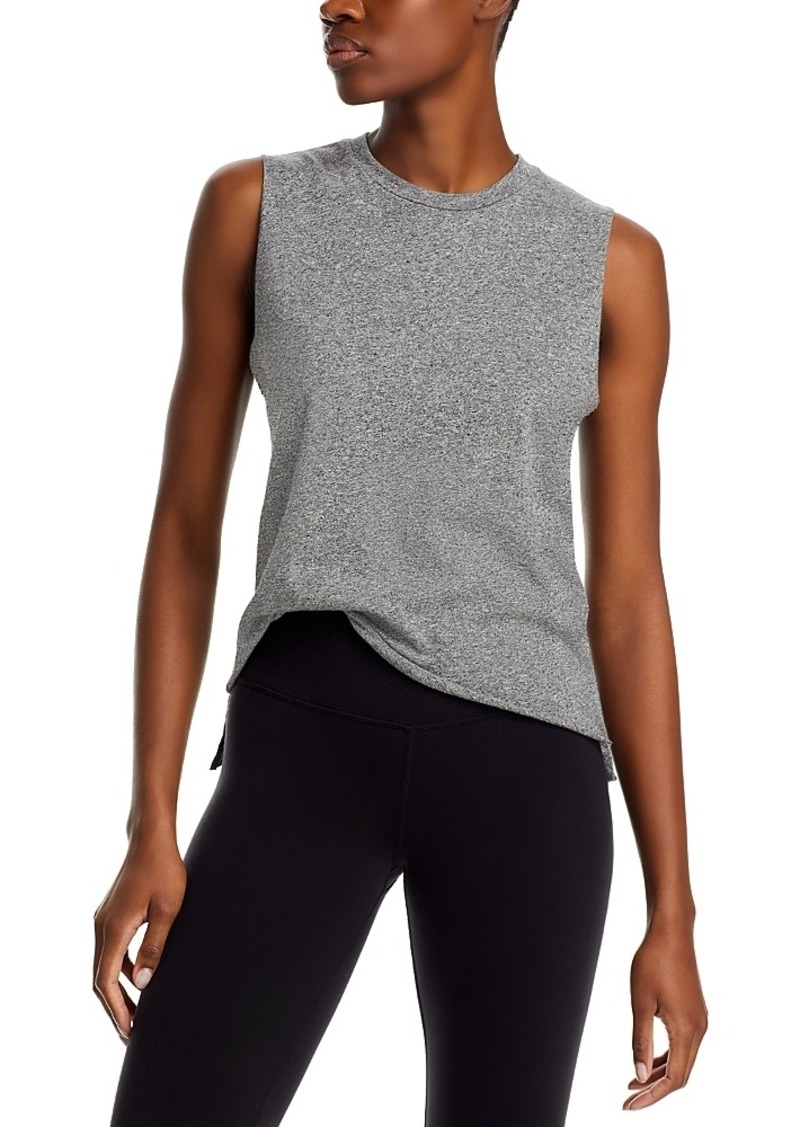 Aqua Kinzington Raw Hem Tank Top - Exclusive